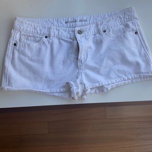 Michael Kors White Denim Shorts